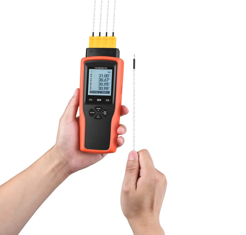 High Accuracy Channels Thermocouple Thermometer Data Logger Type K T J Instrument Devices